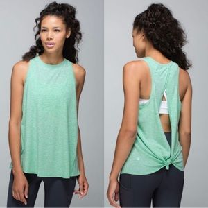 Lululemon heather mint tank